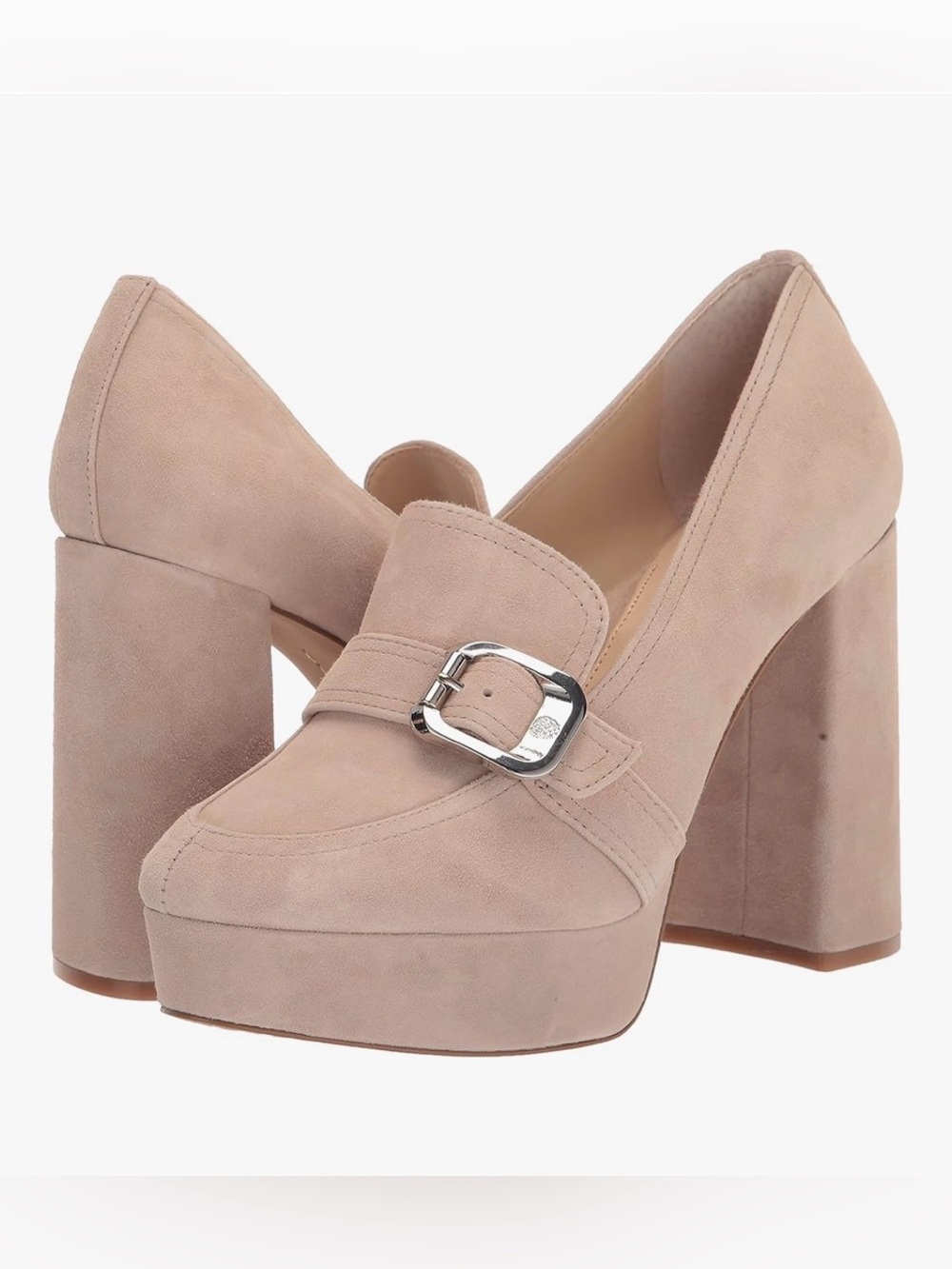 Vince Camuto Grinilia platform loafers, typically featuring a suede upper NWT